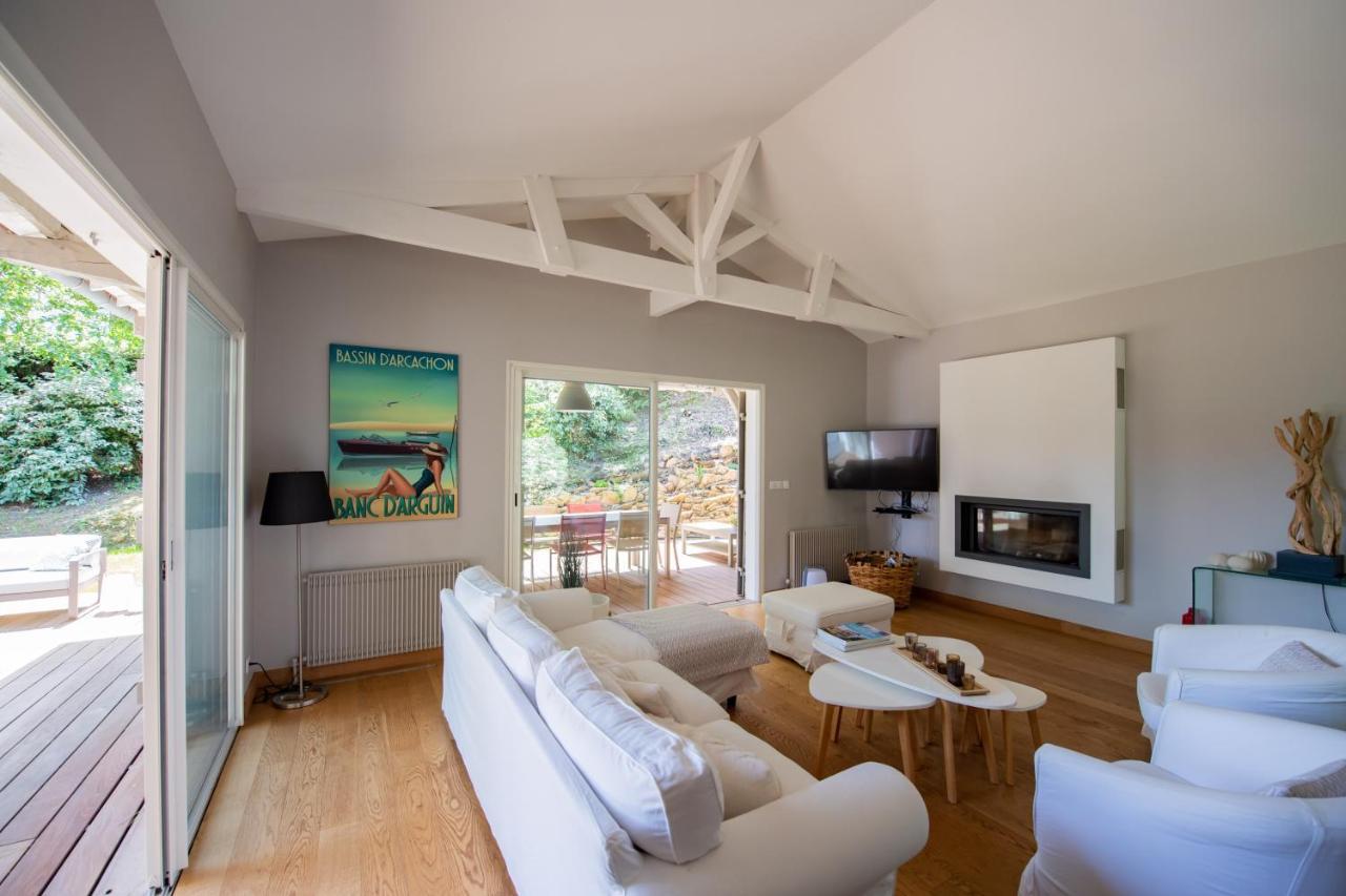 Villa Spacieuse A Arcachon, Proche Plages, Jardin Bagian luar foto